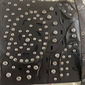 Cross bag brand patricianash and Italian leather